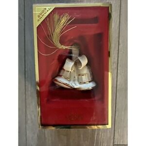 Vintage Lenox‎ Ornament Our 1st Christmas 2003 Bells China